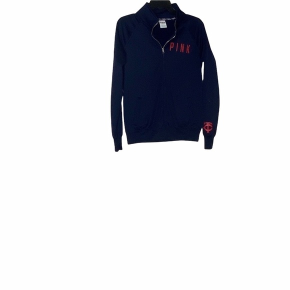 VICTORIA’S SECRET-PINK navy blue team sweatshirt - Picture 4 of 5